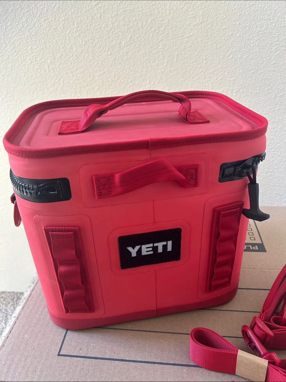 Yeti Red Lunch Tote with Removable Shoulder Strap